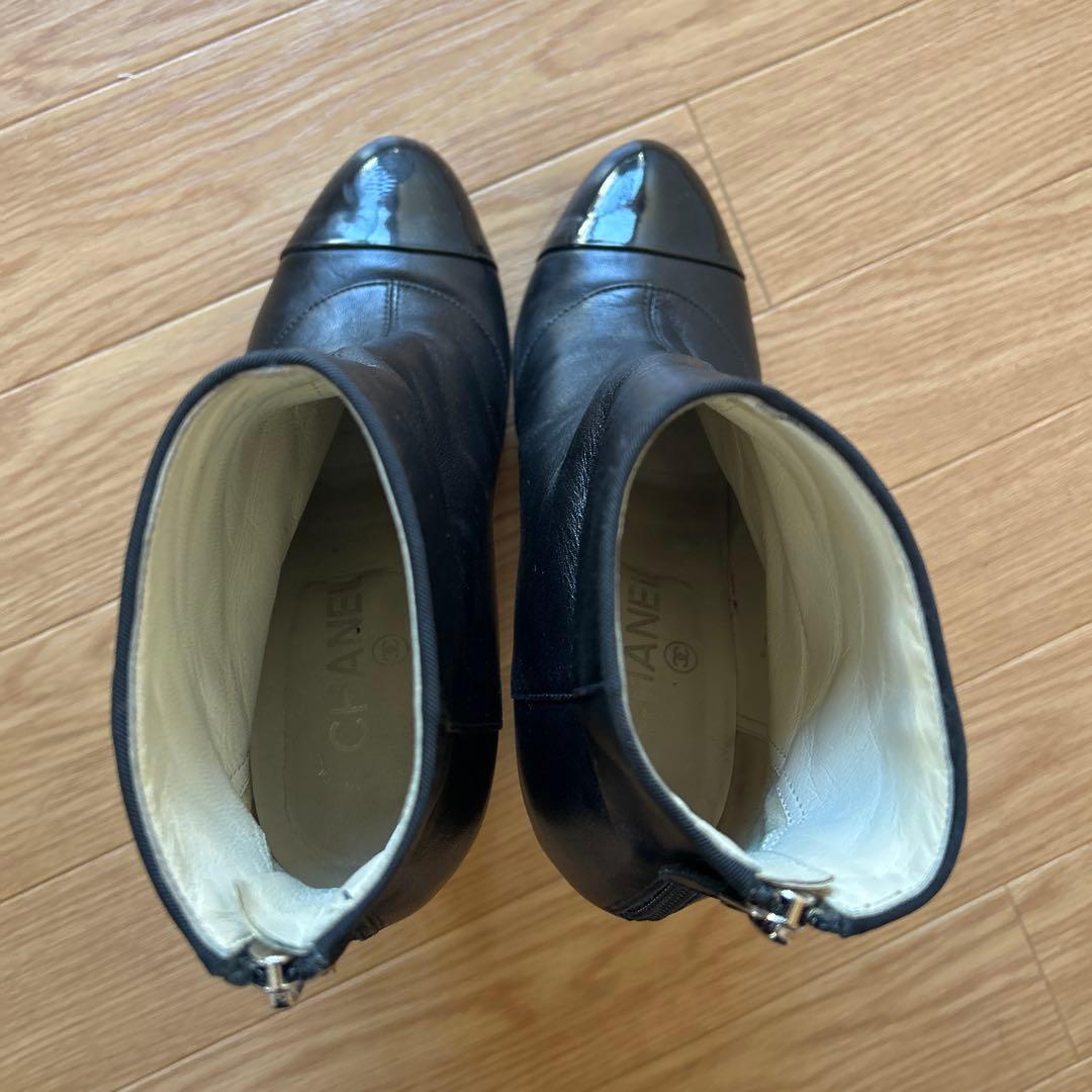 最終値下　シャネル　サイズ　37 ショートブーツ