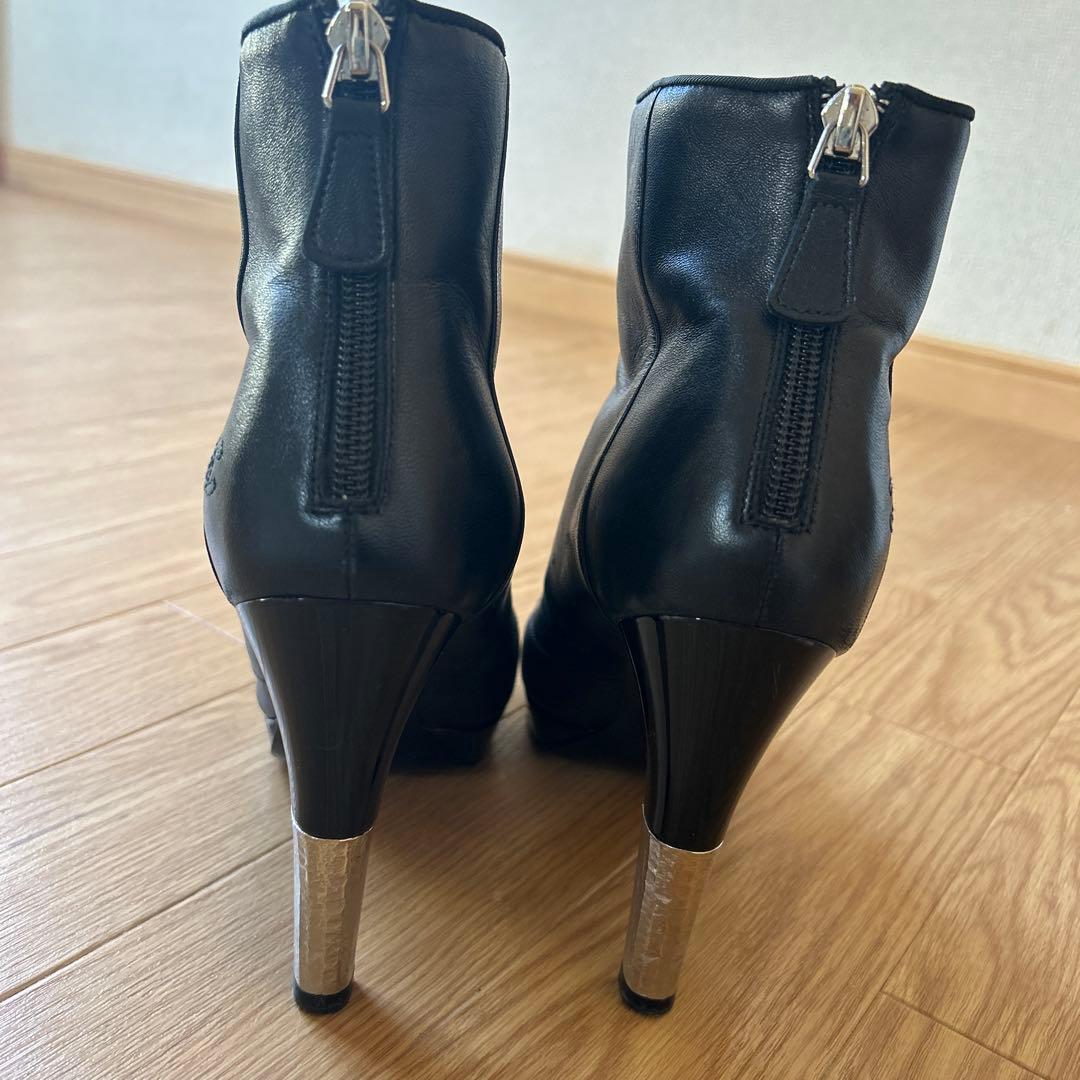 最終値下　シャネル　サイズ　37 ショートブーツ