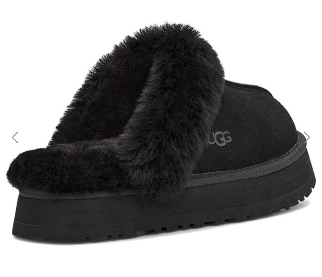 UGG アグ ディスケット ブラック 25cm USA8サイズ