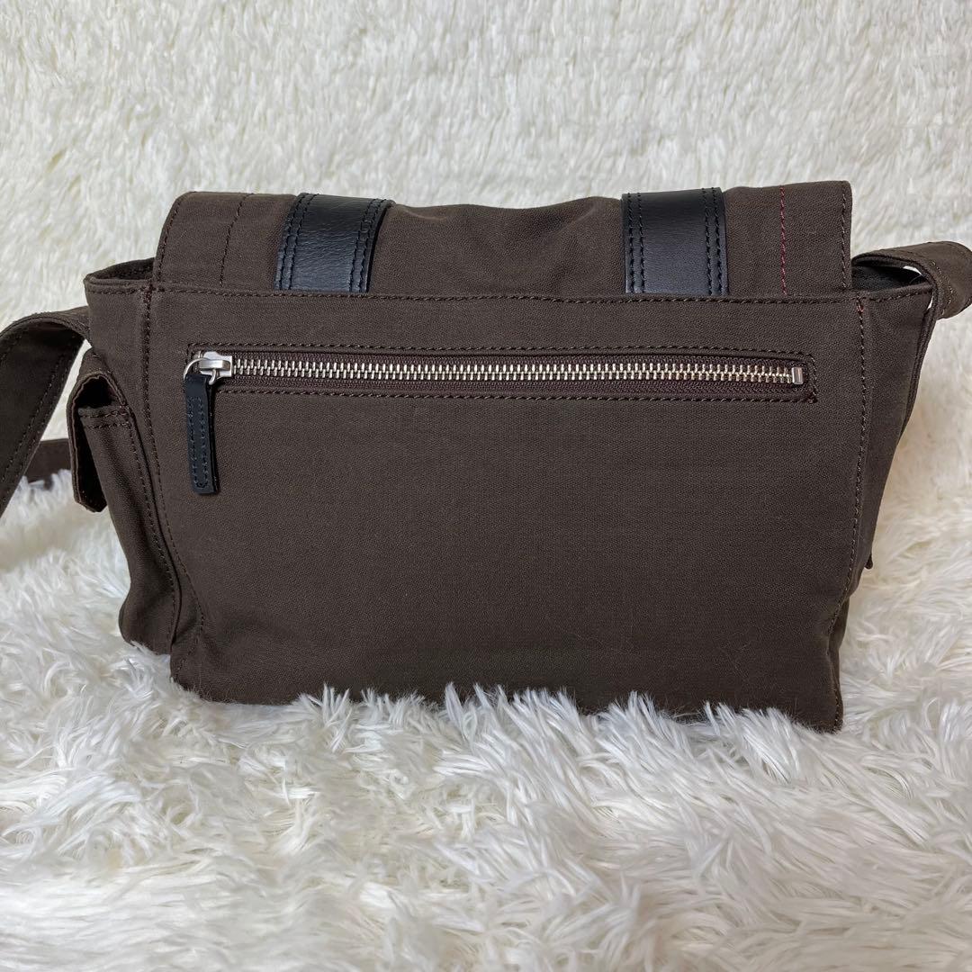 美品 Paul Smith ショルダーバッグ メッセンジャーバッグ キャンバス