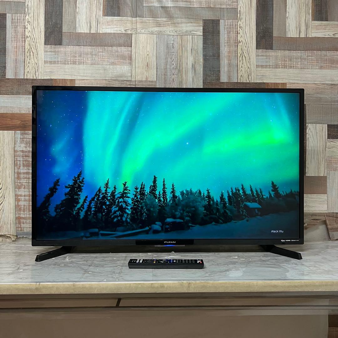 スポーツバカ☆大掃除中 受渡専用FUNAI 43V型4KTV 録画機能付YouT