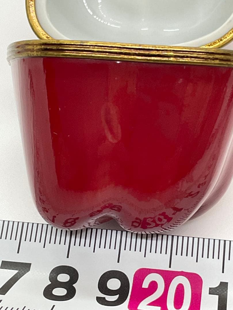 リモージュボックス　手描き　Limoges トリンケットボックス　野菜3種セット