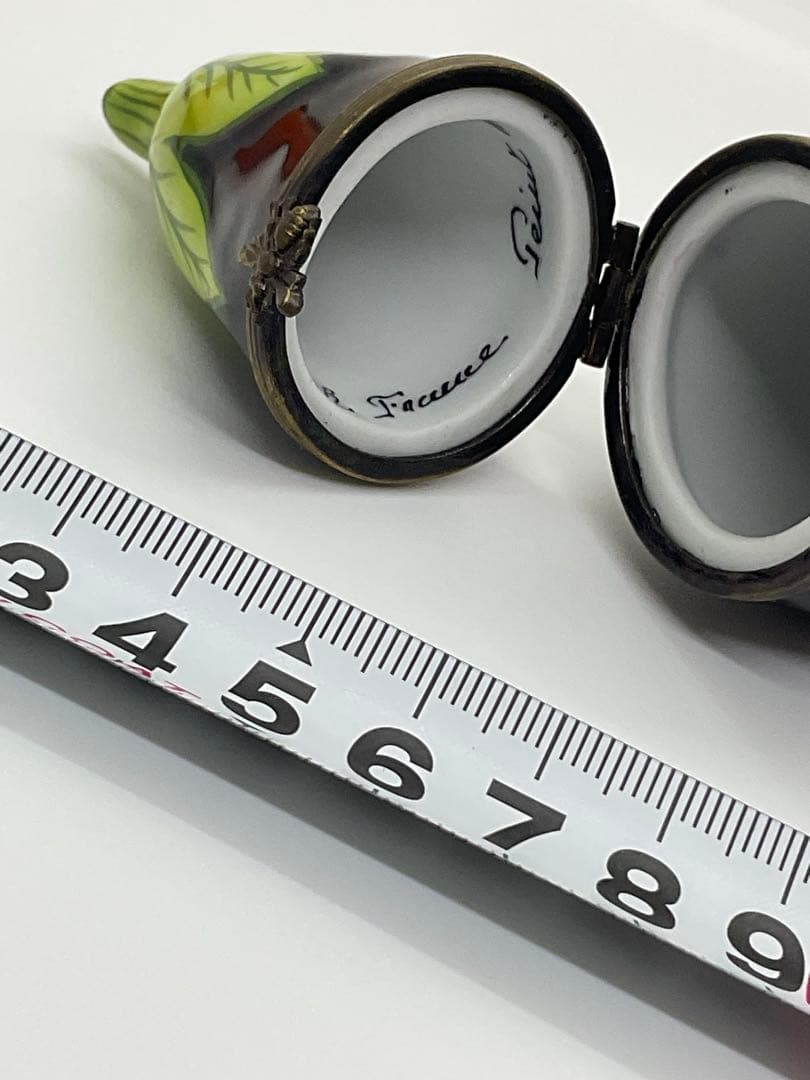 リモージュボックス　手描き　Limoges トリンケットボックス　野菜3種セット