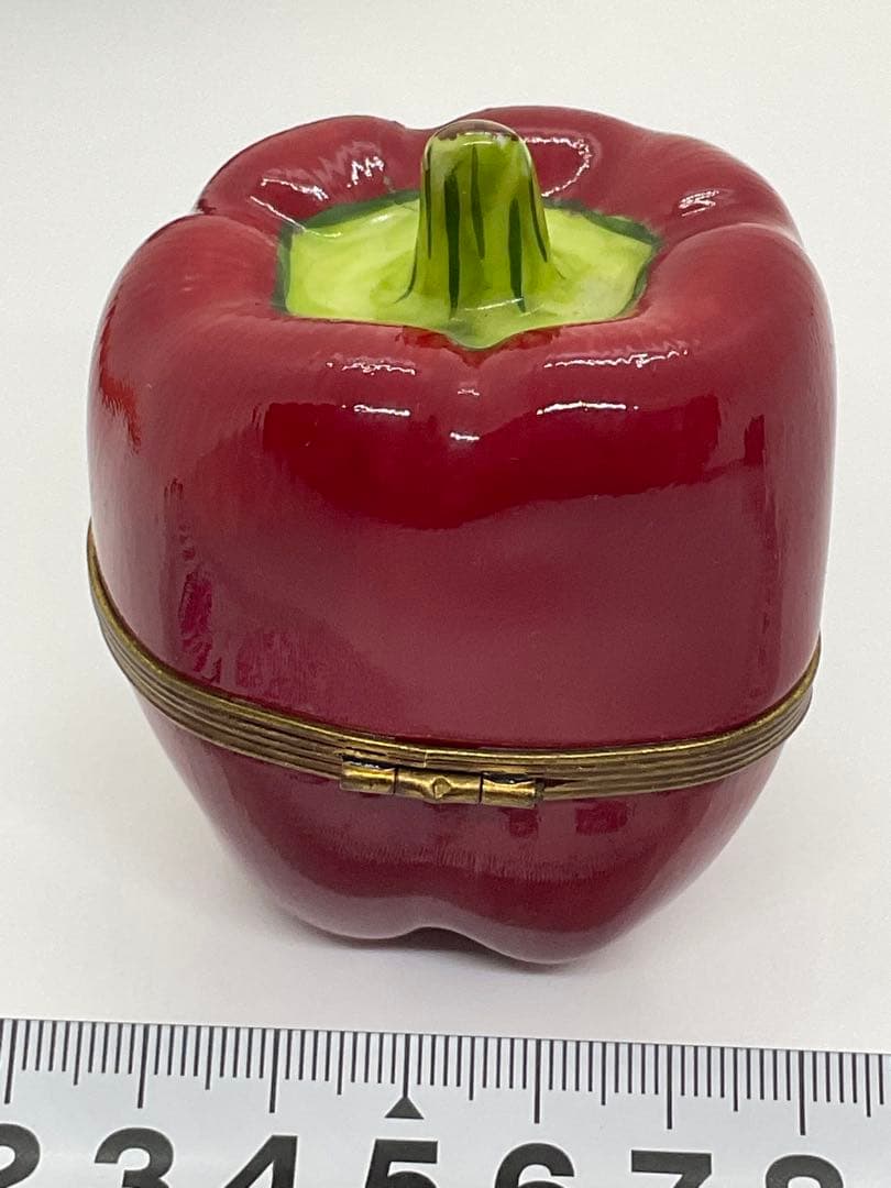 リモージュボックス　手描き　Limoges トリンケットボックス　野菜3種セット