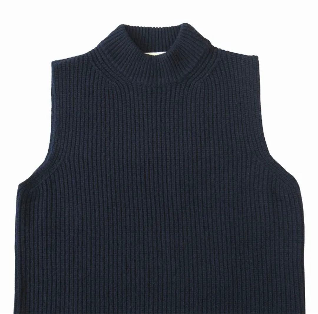 マルニ MARNI プルオーバー ローゲージ モックネック リブニット ベスト