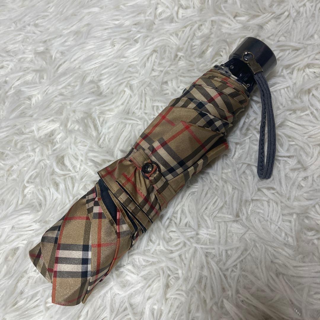 ✨極美品✨ Burberry バーバリー 折り畳み傘 男女兼用 ノバチェック
