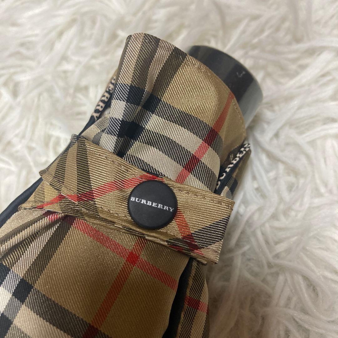✨極美品✨ Burberry バーバリー 折り畳み傘 男女兼用 ノバチェック