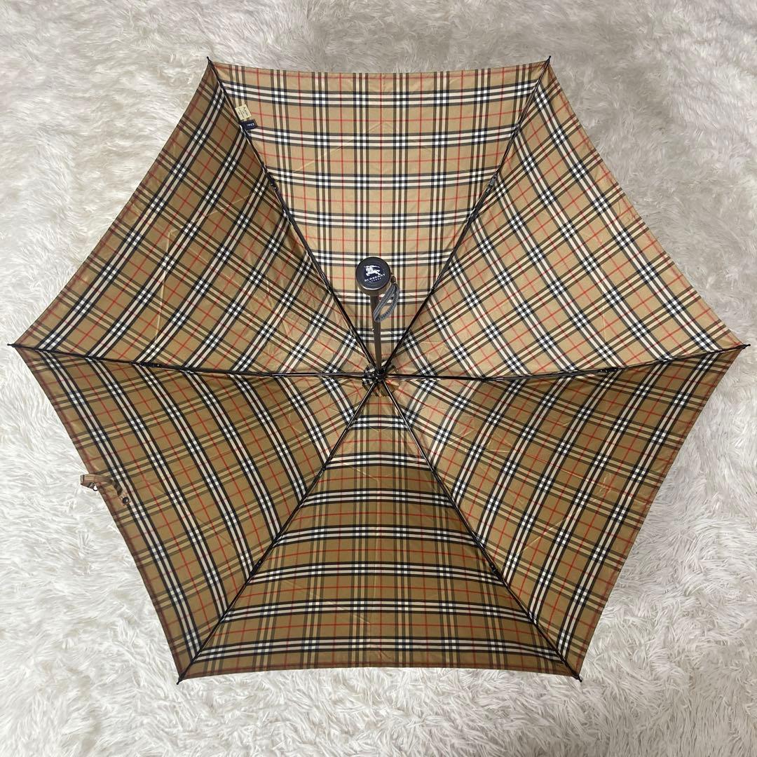 ✨極美品✨ Burberry バーバリー 折り畳み傘 男女兼用 ノバチェック