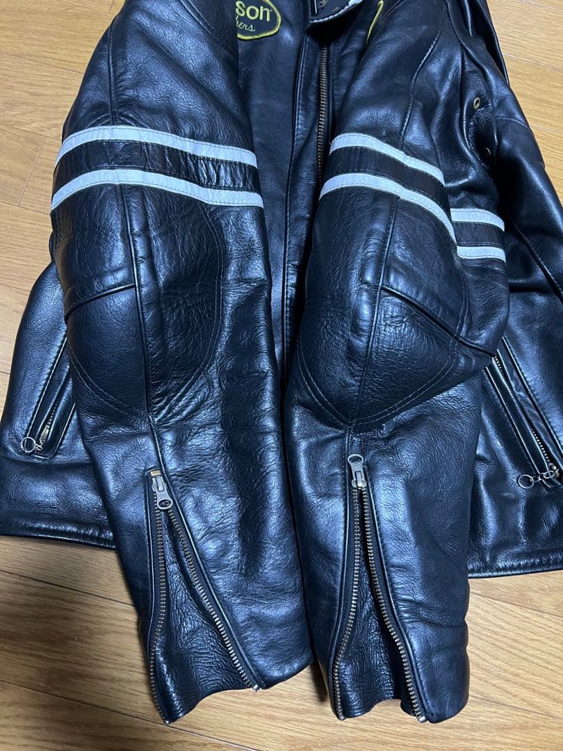 jiro様VANSON RJV シングル ライダース ジャケット USA製 40