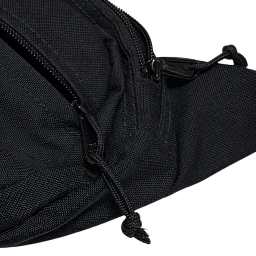 極美品　Supreme 刺繍ロゴ ウエストバッグ 黒 ヴァンパイヤ　ボディバッグ