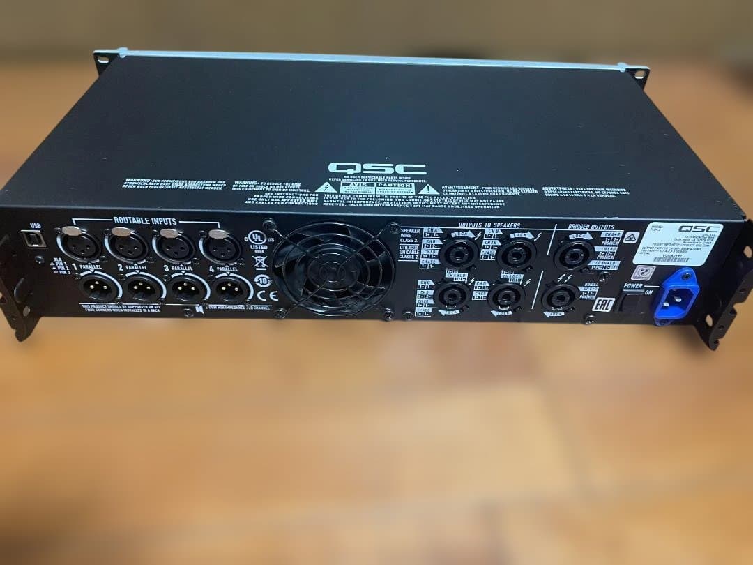 QSC PLD4.2 パワーアンプ 1Uラックマウント