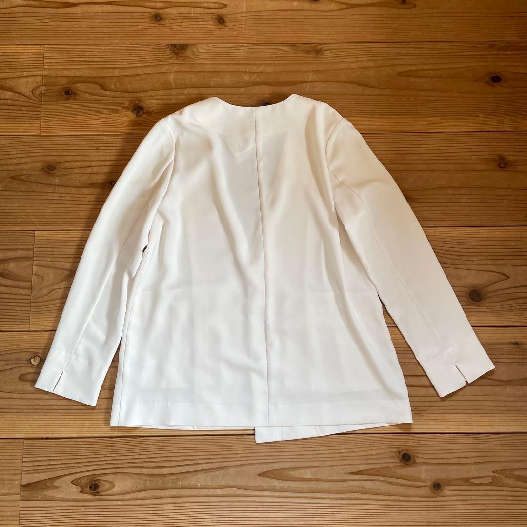 新品未使用品【INDIVI】ジャケット＋ワイドパンツ S　 白　ホワイト