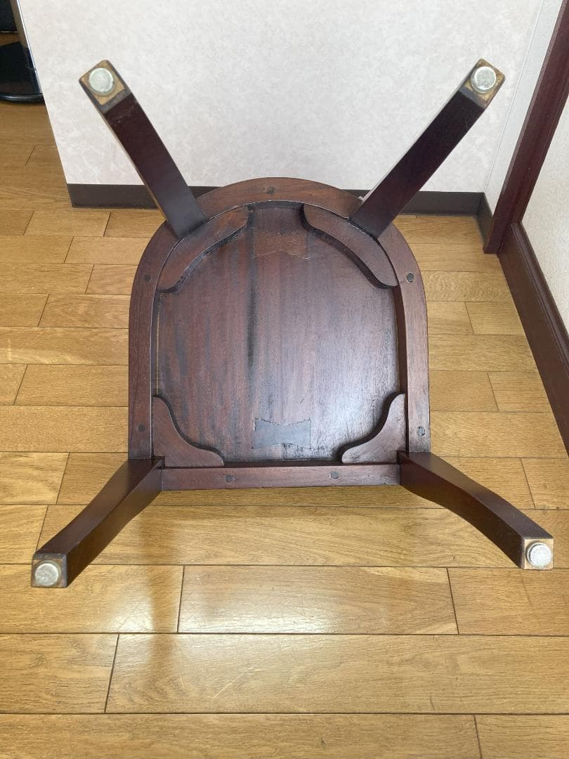 クラシック木製チェア ダークブラウン