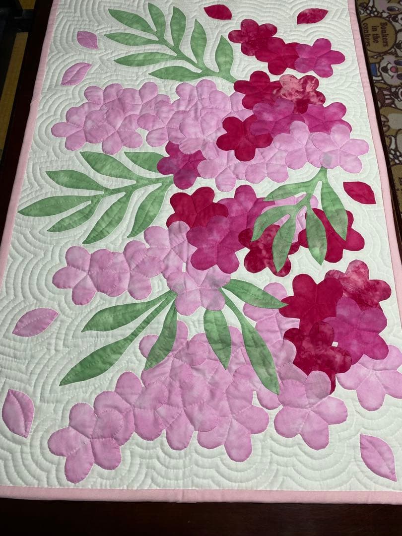 ハワイアンキルトタペストリー