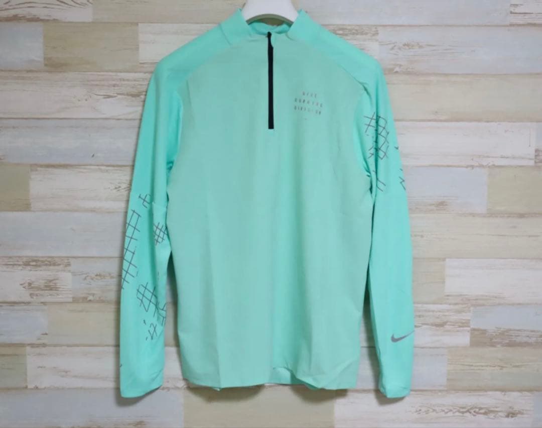 NIKE ナイキ ランニング　ディビジョン　ハーフジップ　ロングスリーブシャツ