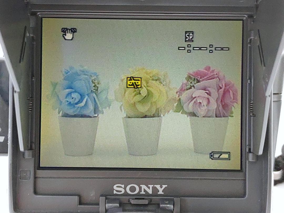 miniDVのダビングに！SONY ビデオカメラ DCR-SC100 1