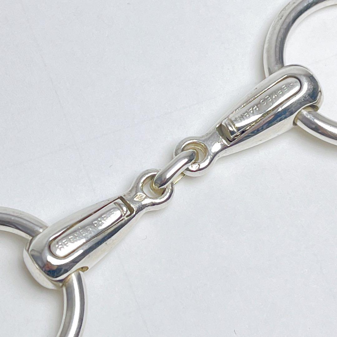 エルメス　ヴィンテージ　ホースビット　キーリング　925 ミネルヴァ刻印