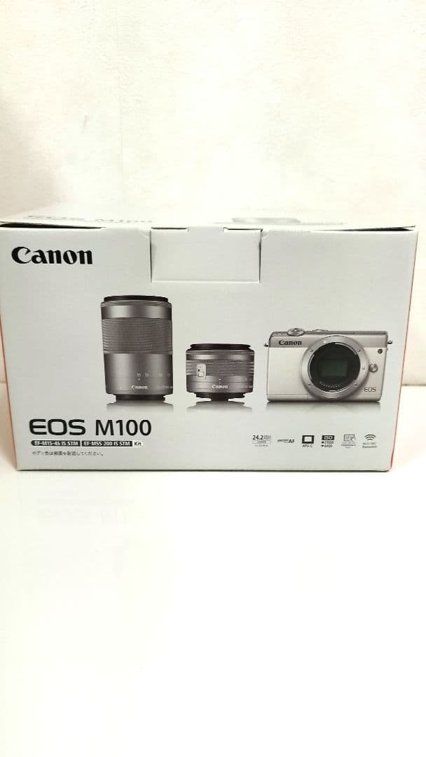Canon EOS M100 ミラーレス一眼カメラ 箱あり 美品 Wi-Fi対応