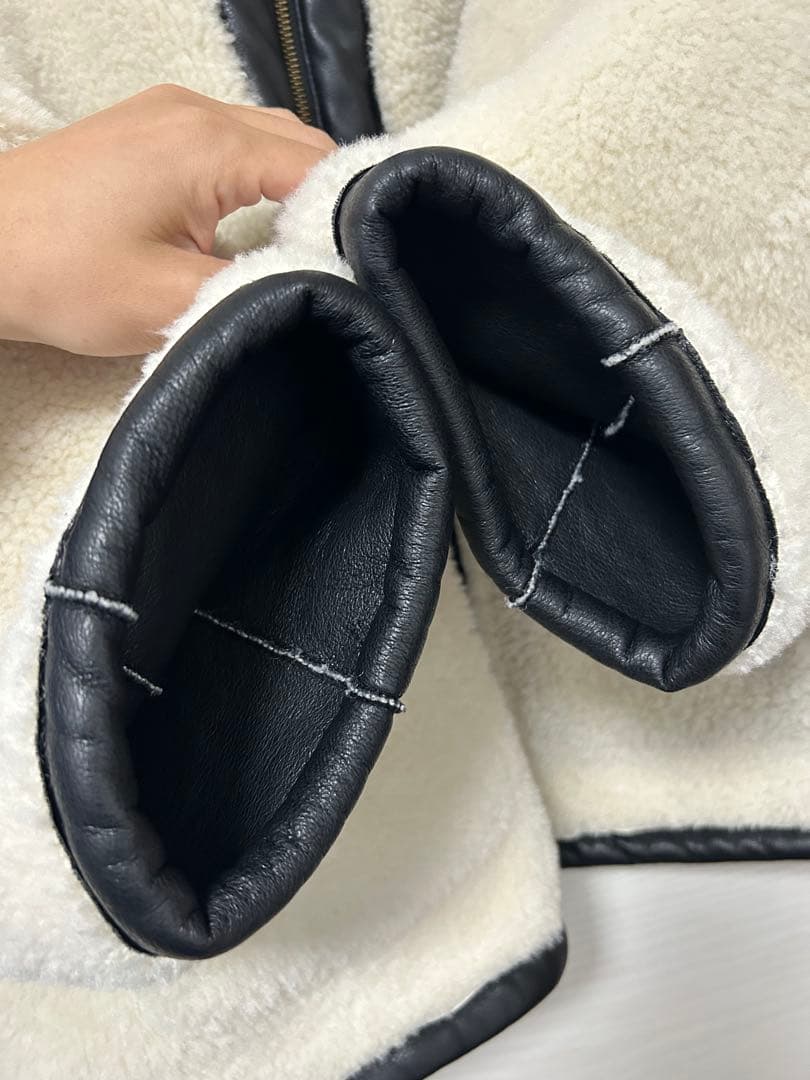 NKNIT ★ Vegan Mouton Hooded Zip Jacket