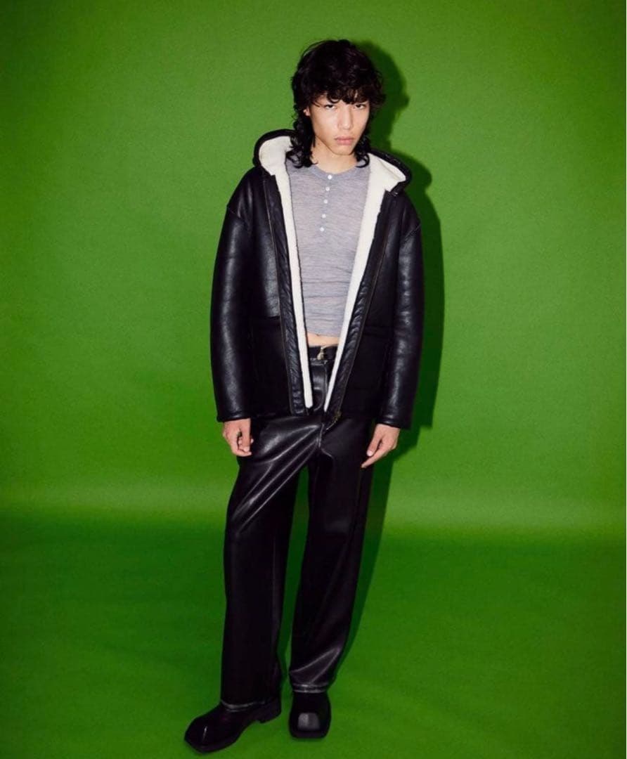 NKNIT ★ Vegan Mouton Hooded Zip Jacket