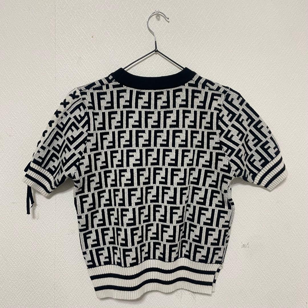 FENDI ズッカ柄 半袖ニット