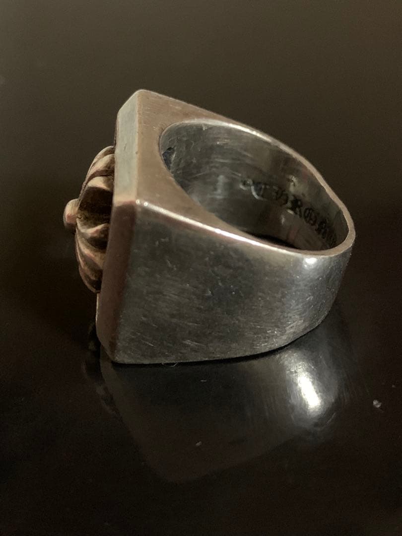 クロムハーツ　レターブロック CHプラス リング　25号