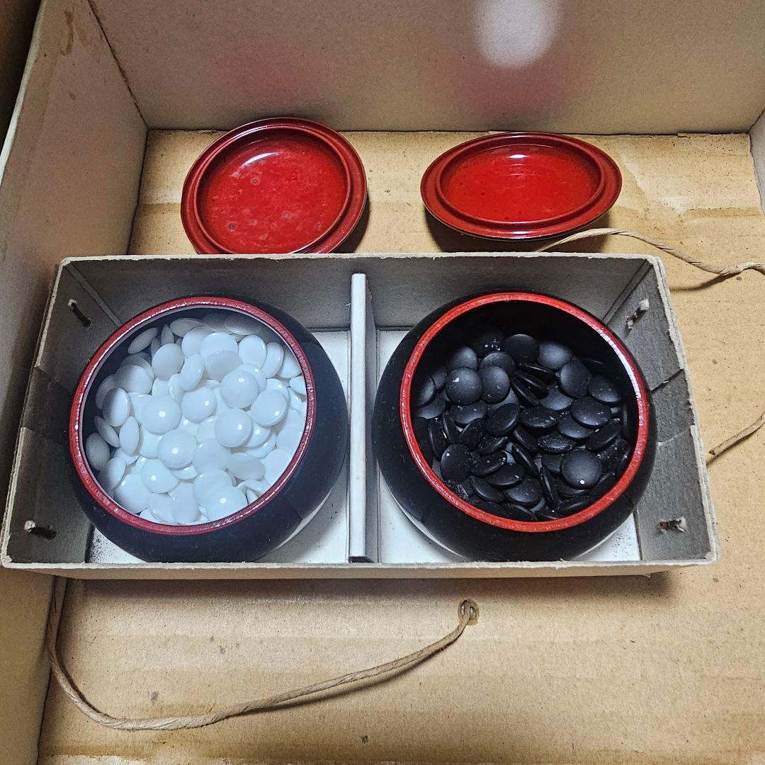 漆芸碁盤 ミニサイズ 柳山作 ミニ碁盤ミニ碁石セット