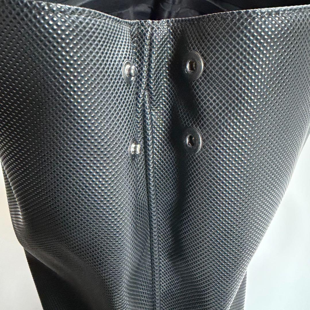 極美品　ボッテガヴェネタ　マルコポーロ　PVC 黒トートバッグ　A4 ビジネス