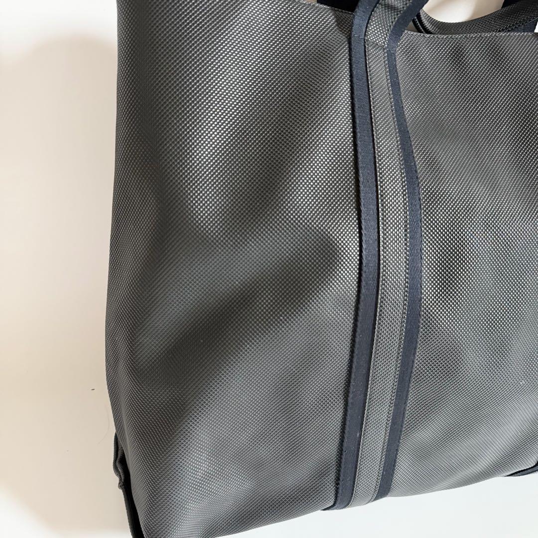 極美品　ボッテガヴェネタ　マルコポーロ　PVC 黒トートバッグ　A4 ビジネス