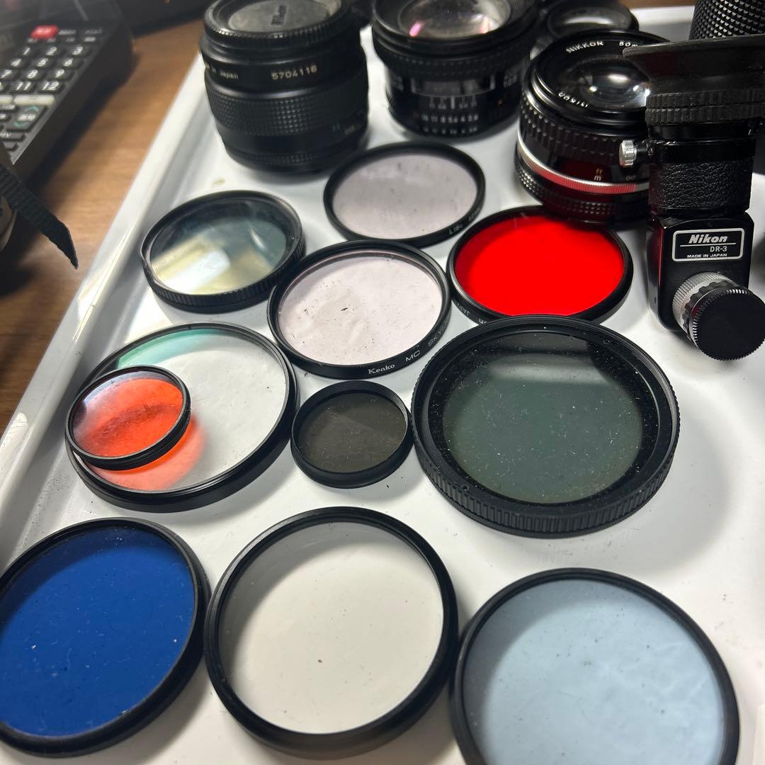 NikonF3.FA2台とその他レンズ他部品おまとめ中古品