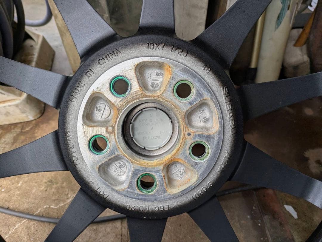 GR86 純正ホイール4本セット　新車から取り外し