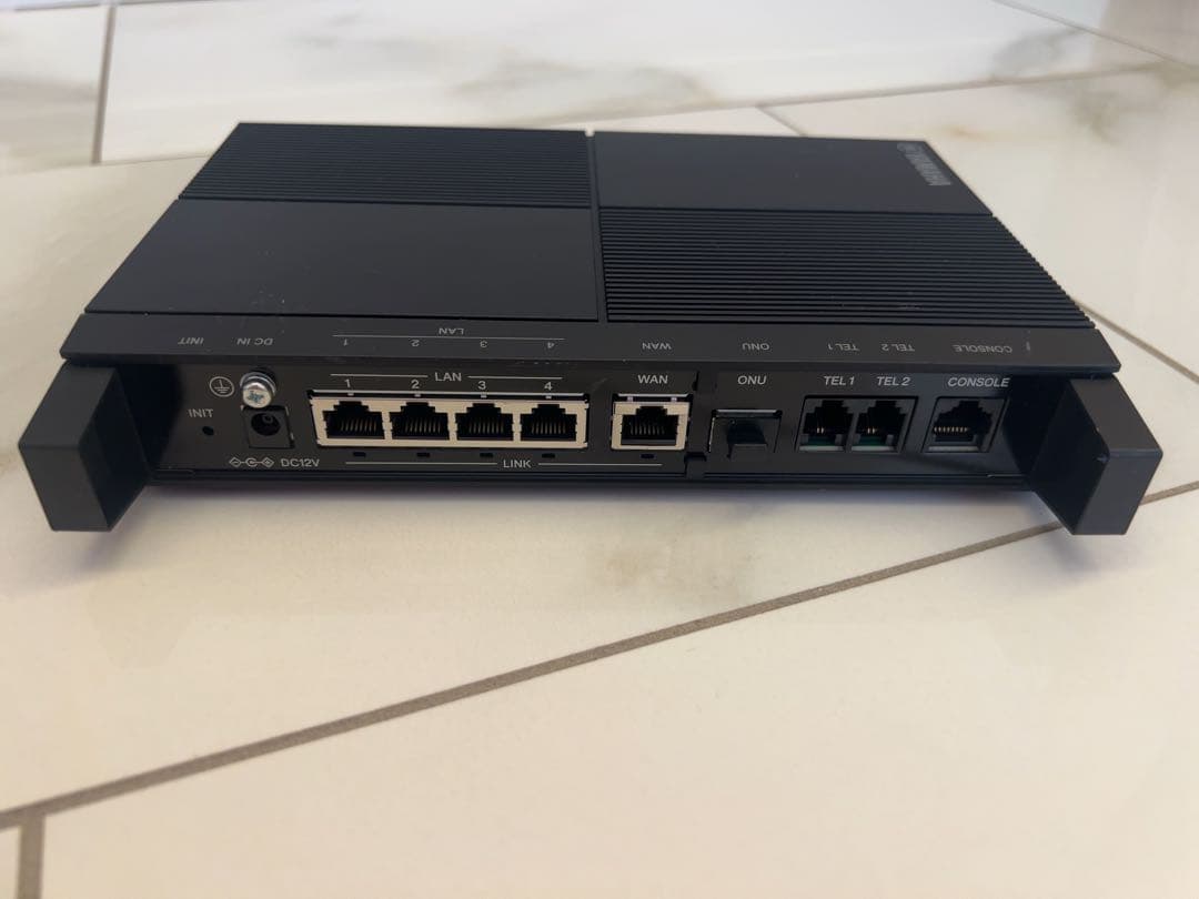 台付 ヤマハ ギガアクセスVoIPルーター NVR510