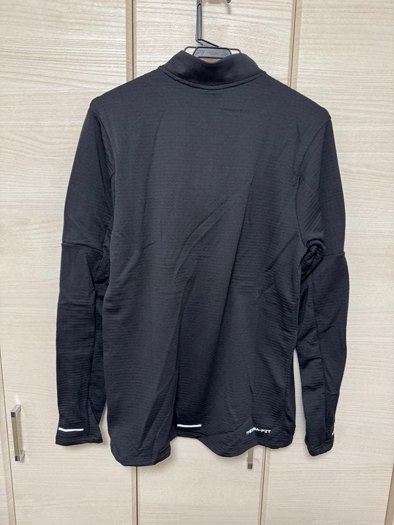 新品★NIKE TF RPLエレメントハーフジップL/Sトップス★ブラック★S