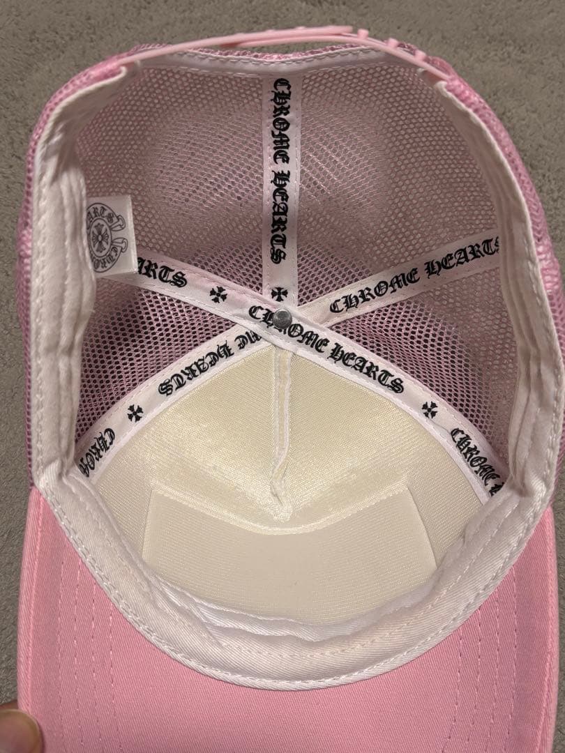 CHROME HEARTS ピンクメッシュキャップ