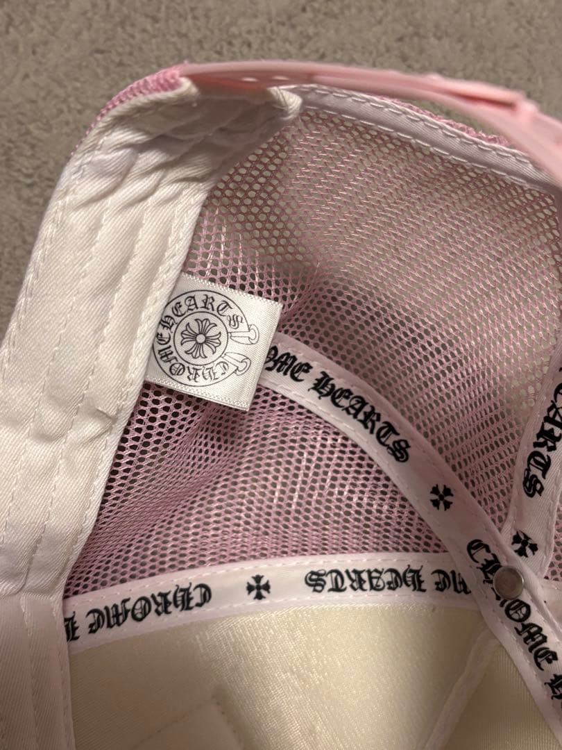 CHROME HEARTS ピンクメッシュキャップ