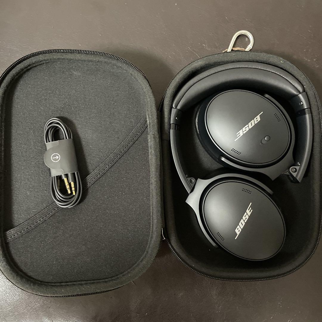 BOSE QUIETCOMFORT 45 BLACK. 5年間の保証あります。