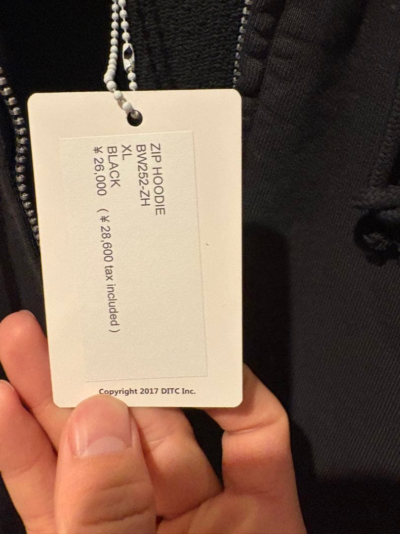 新品XL■25AW BOWWOW ZIP HOODIE ジップパーカー