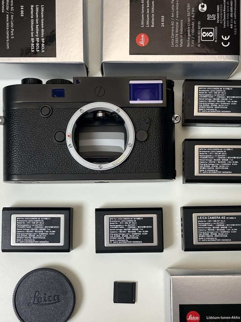 Leica M10 モノクローム ＋ 正規バッテリー5個（使用頻度少なめ）