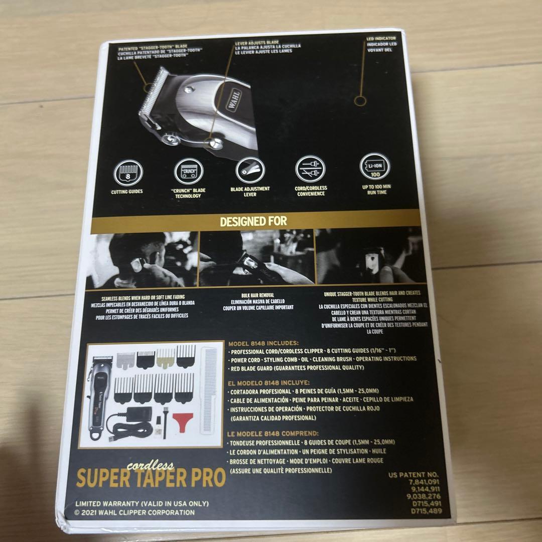 未使用品Wahl Super Taper Pro バリカン クリッパー