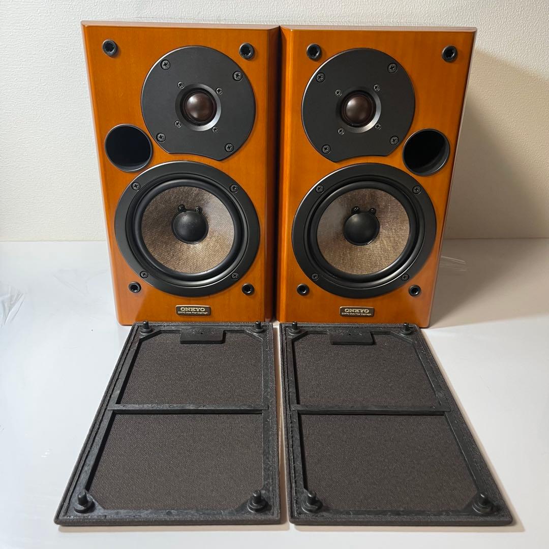 ONKYO D-102EX スピーカー ペア 木目 美品 音出し確認済み