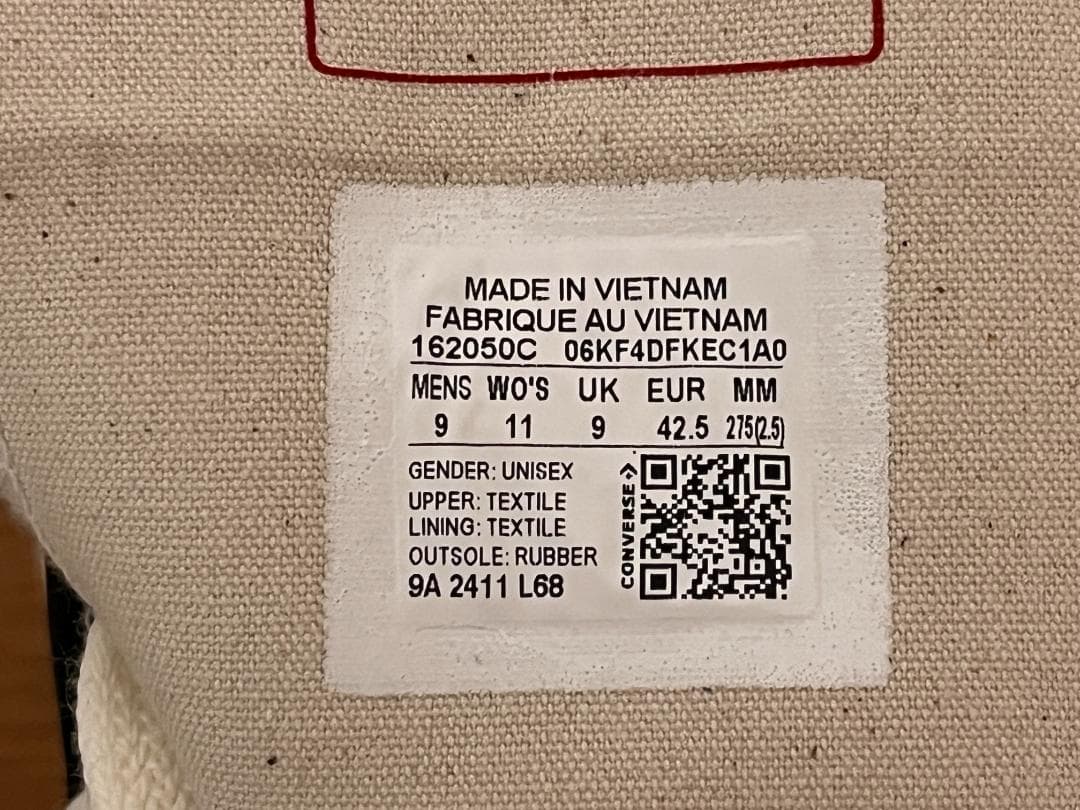 CONVERSE CT70 HI 27.5cm【新品未使用】