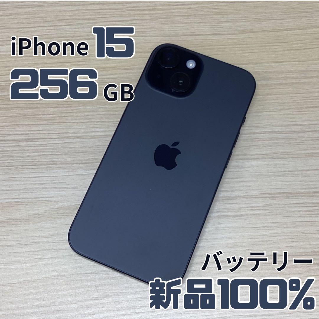 【美品】iPhone15 256GB ブラック