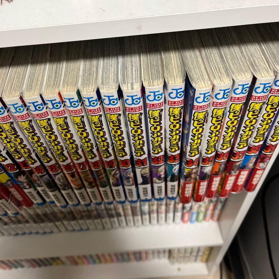 僕のヒーローアカデミア全巻セット　全巻ブックカバー付き‼️