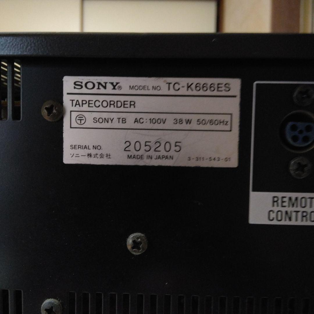 SONY TC-K666ES カセットデッキ