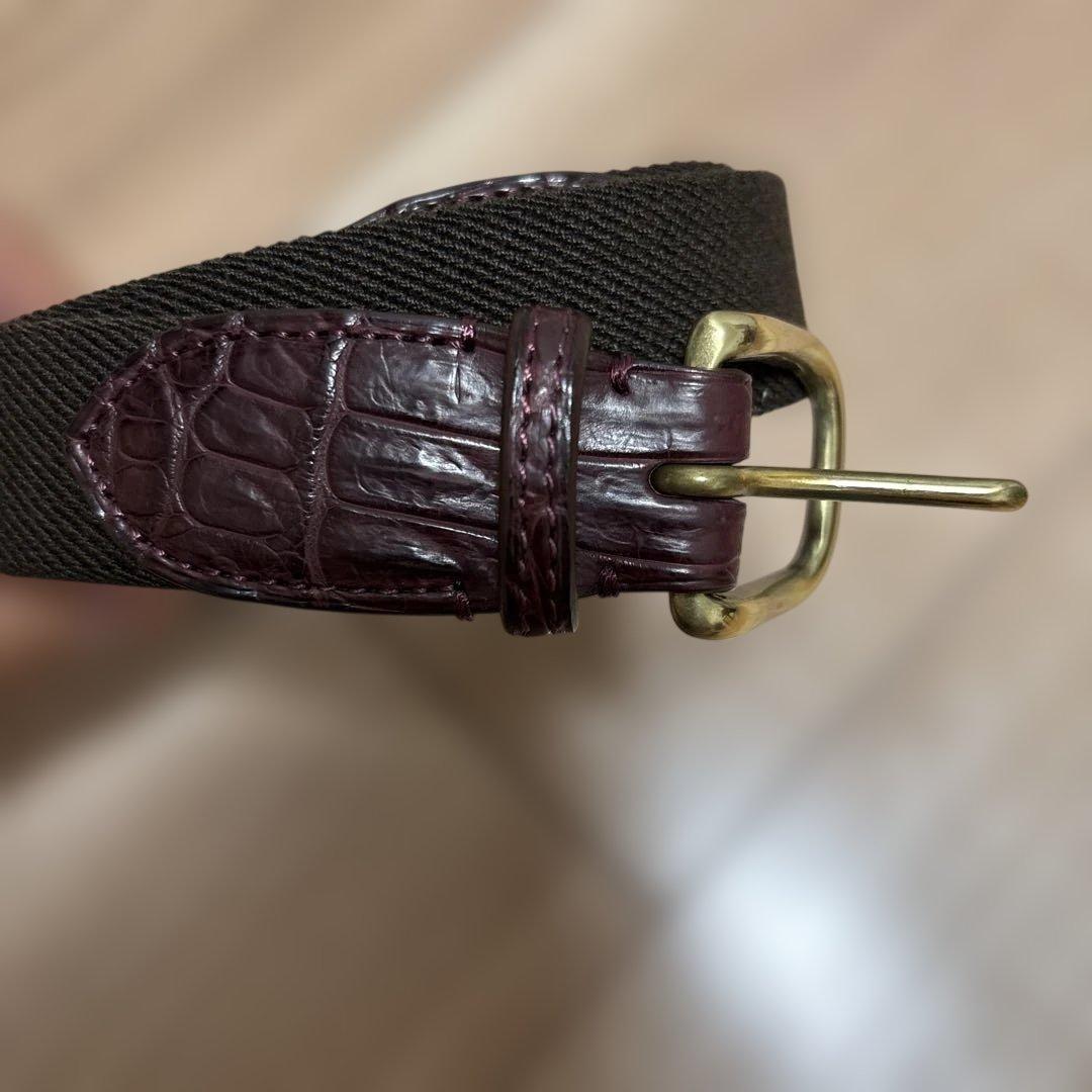 最終価格【キャプテンサンシャイン】Rubber Belt（ブラウン）