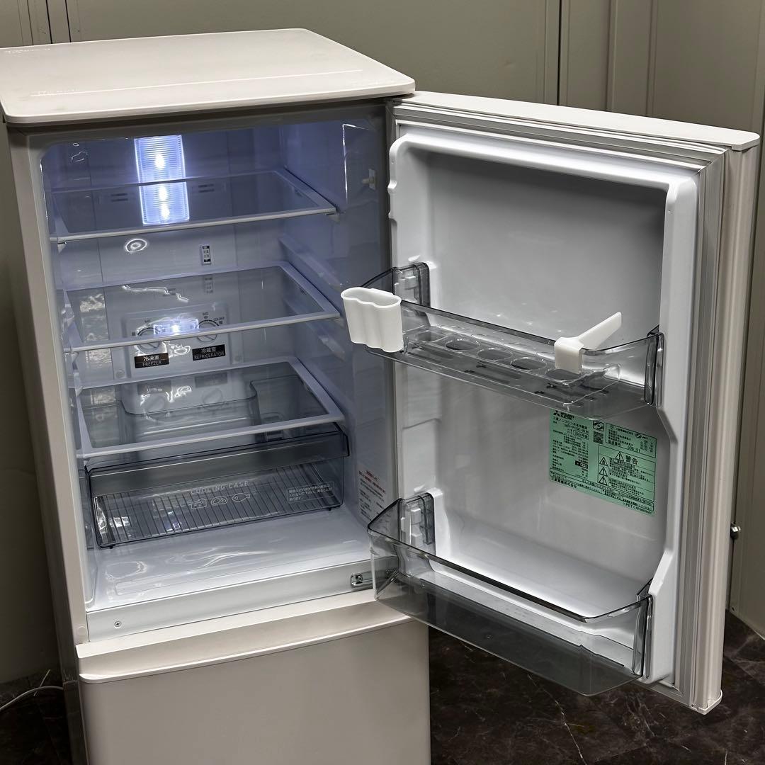 ◯送料込！設置対応◎2024年製 三菱 146L 冷凍冷蔵庫 MR-P15K-W