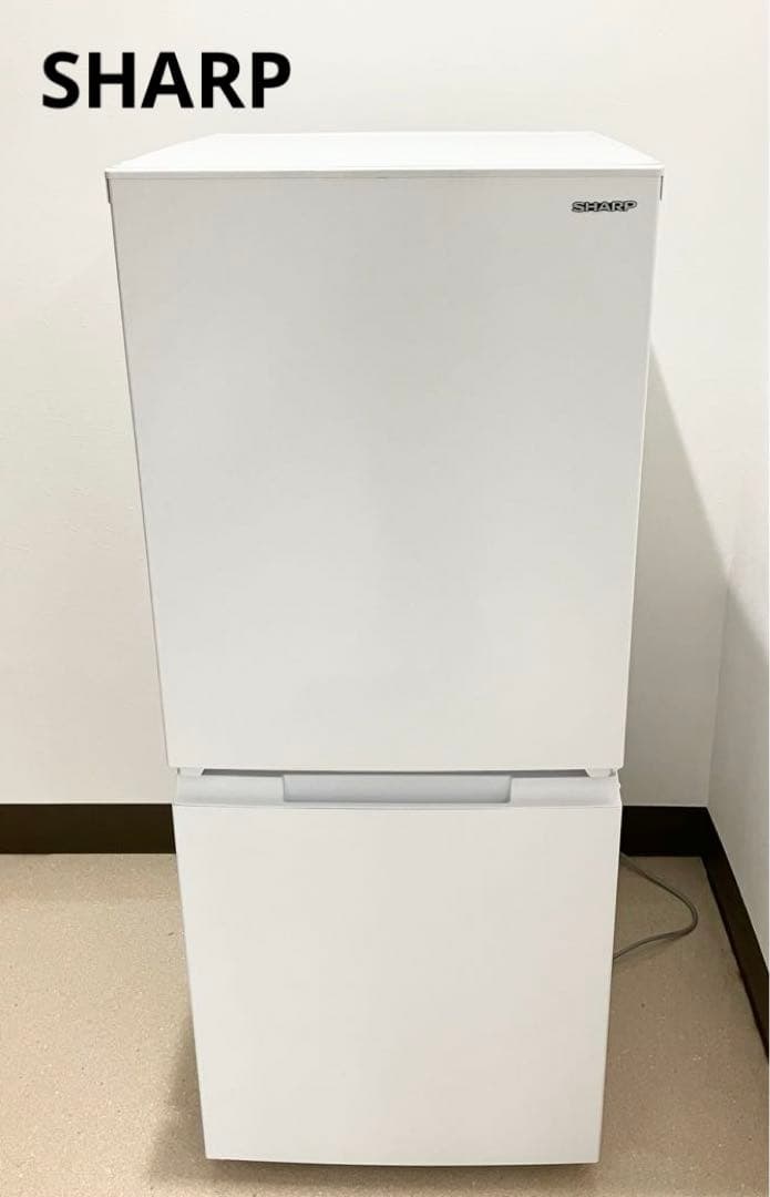 SHARPシャープノンフロン冷凍冷蔵庫SJ-D15K-W 2023年製