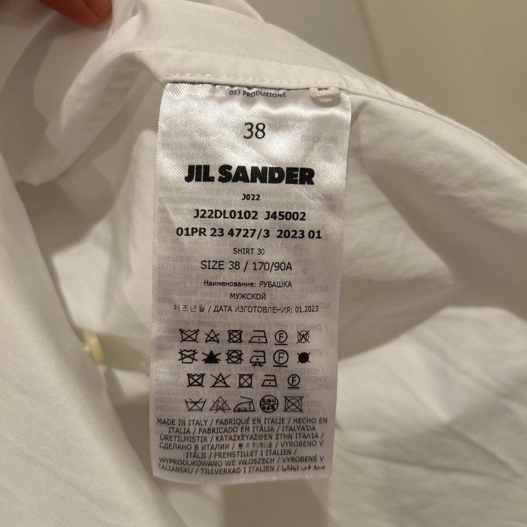 JIL SANDER ホワイト長袖シャツ