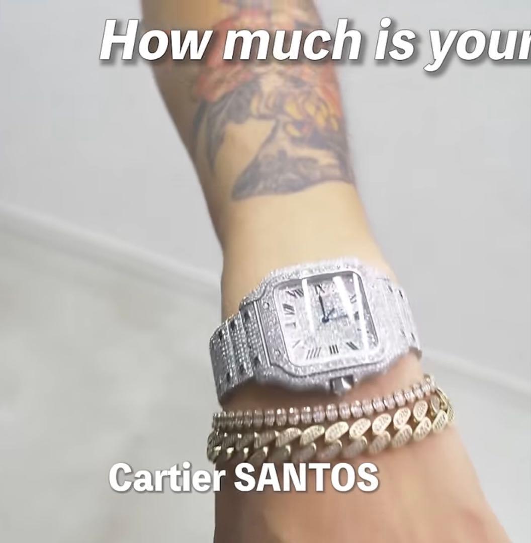 【LEX着用タイプ】 AVALANCHE バケットダイヤ テニスネックレス