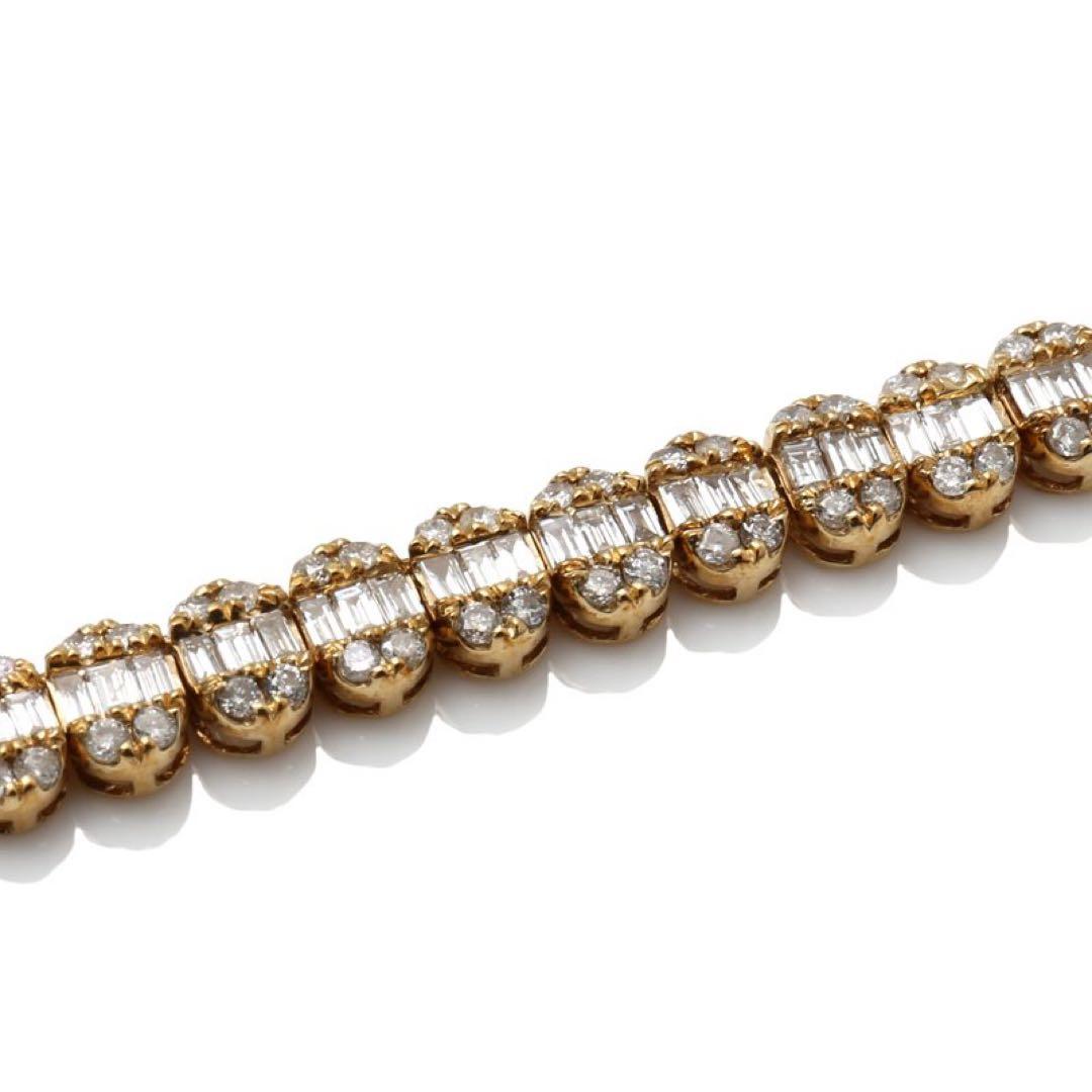 【LEX着用タイプ】 AVALANCHE バケットダイヤ テニスネックレス